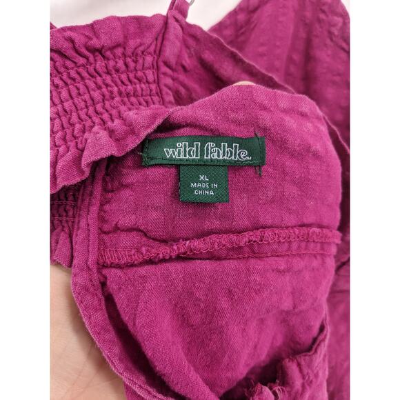 Bodycon Dress Mini Sleeveless Wild Fable Purple XL Sundress Summer Cutout Woven - Picture 8 of 10